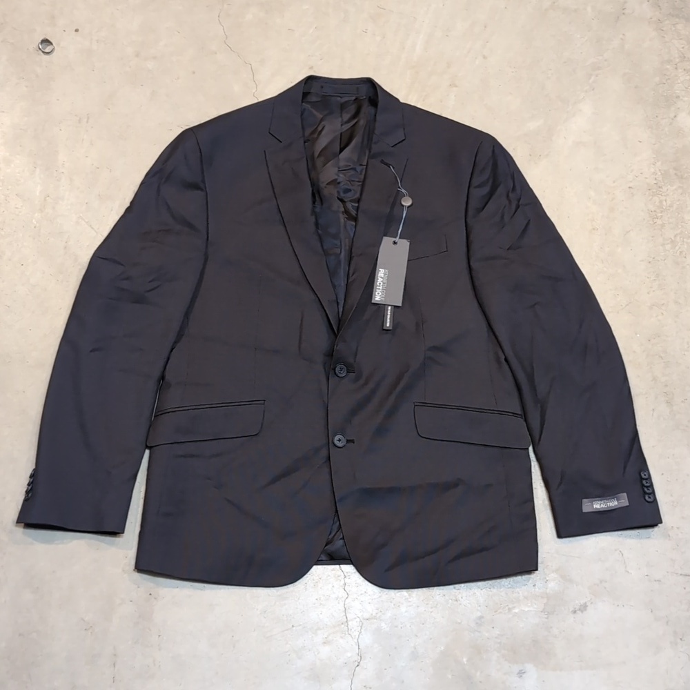 NWT Kenneth Cole Reaction Blazer Mens 42S Charcoal